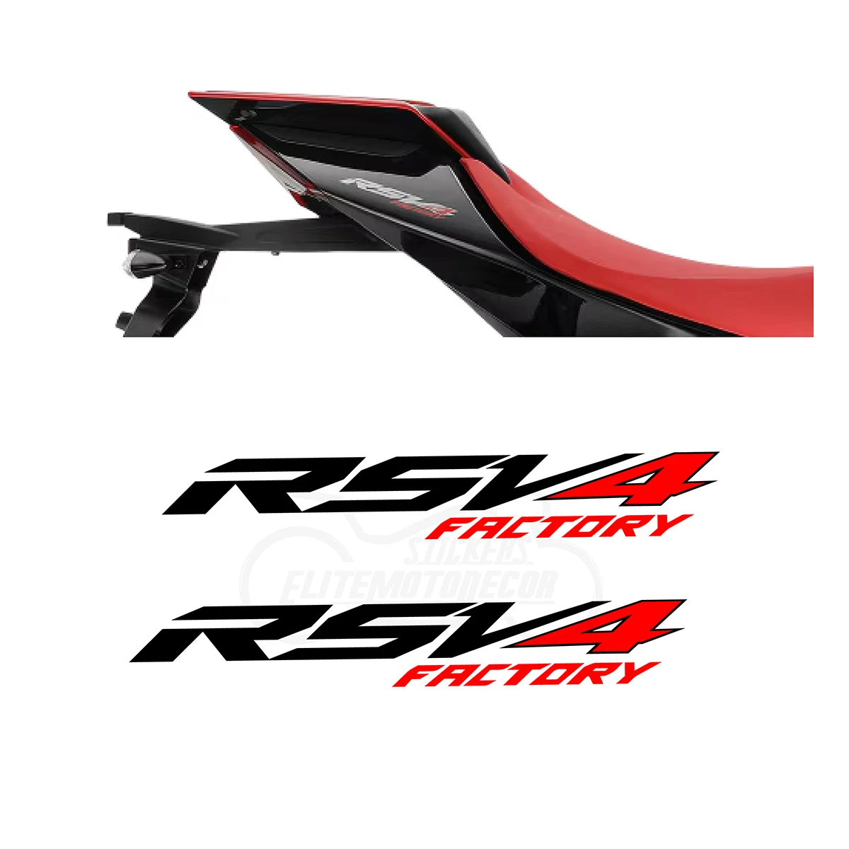 

Для Aprilia RSV4 1100 2020 2021 2022 2023 2024, задние наклейки на хвост, графический комплект, набор RSV4, наклейки на хвост мотоцикла