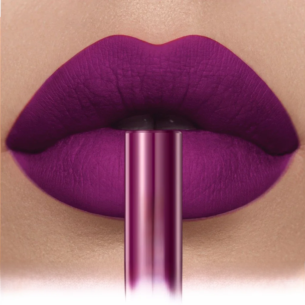 QIBEST mat liquide rouge à lèvres imperméable longue durée brillant à lèvres velours Mate nu rouge teinte Tube rouge à lèvres brillant à lèvres maquillage cosmétique