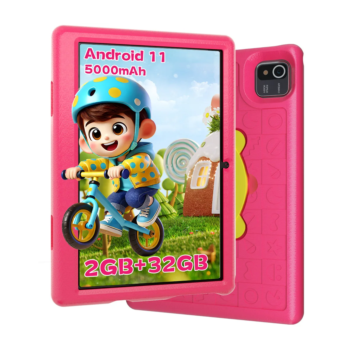 

KT1008 10.1 Inch Children Tablet Android 13 6GB RAM 64GB ROM 1TB Expand WiFi 5000mAh Battery Dual Camera Kid's Gift Game Child