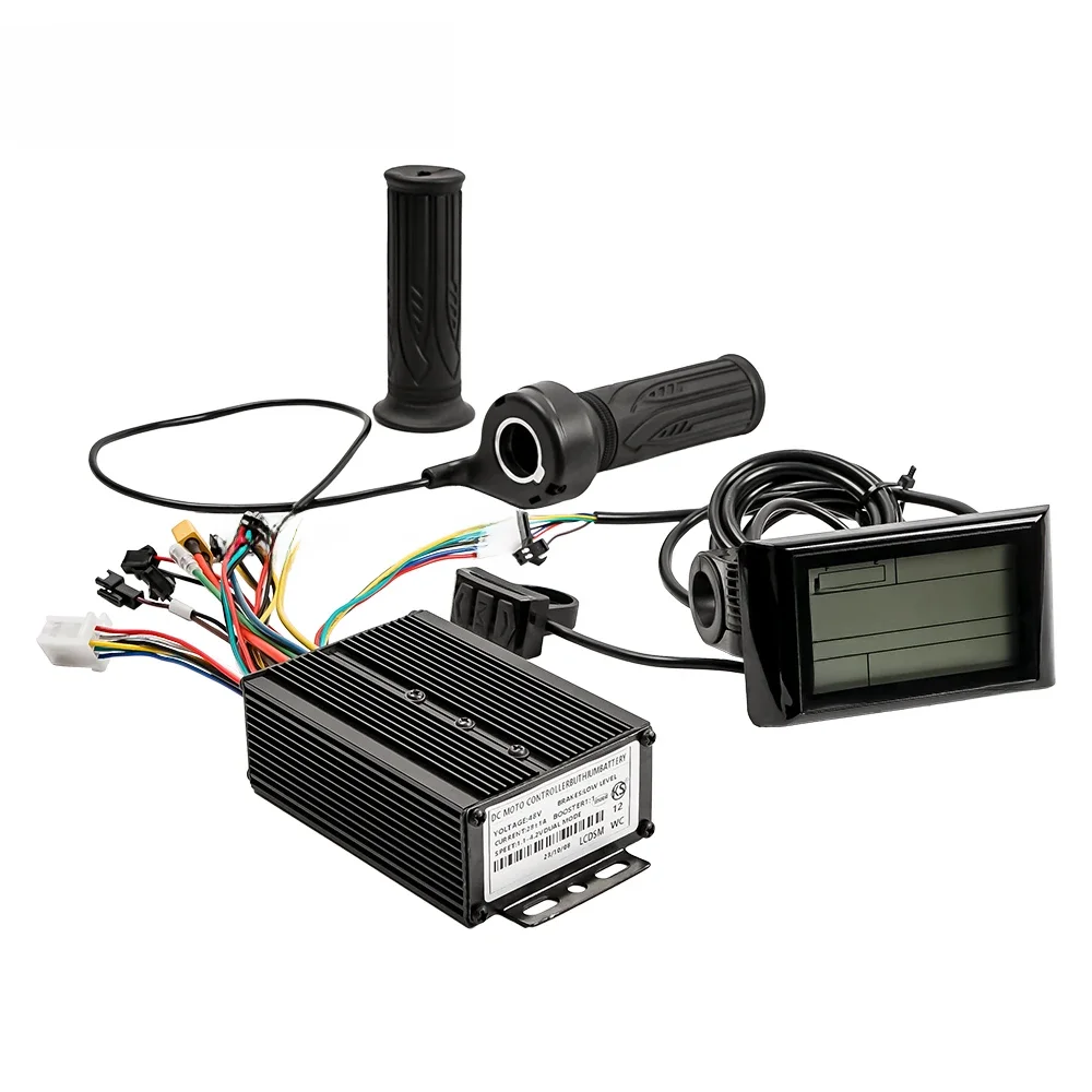 AliExpress ANNOYBIKE Electric Bicycle Controller Kit 36V 48V 1000W 1500W Dual Mode Sine Wave Controller With SW900 LCD Display Throttle Accelerator