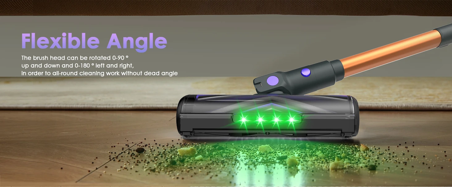 Akku-Stabstaubsauger mit 70 kPa & Green Dust Detection kaufen!