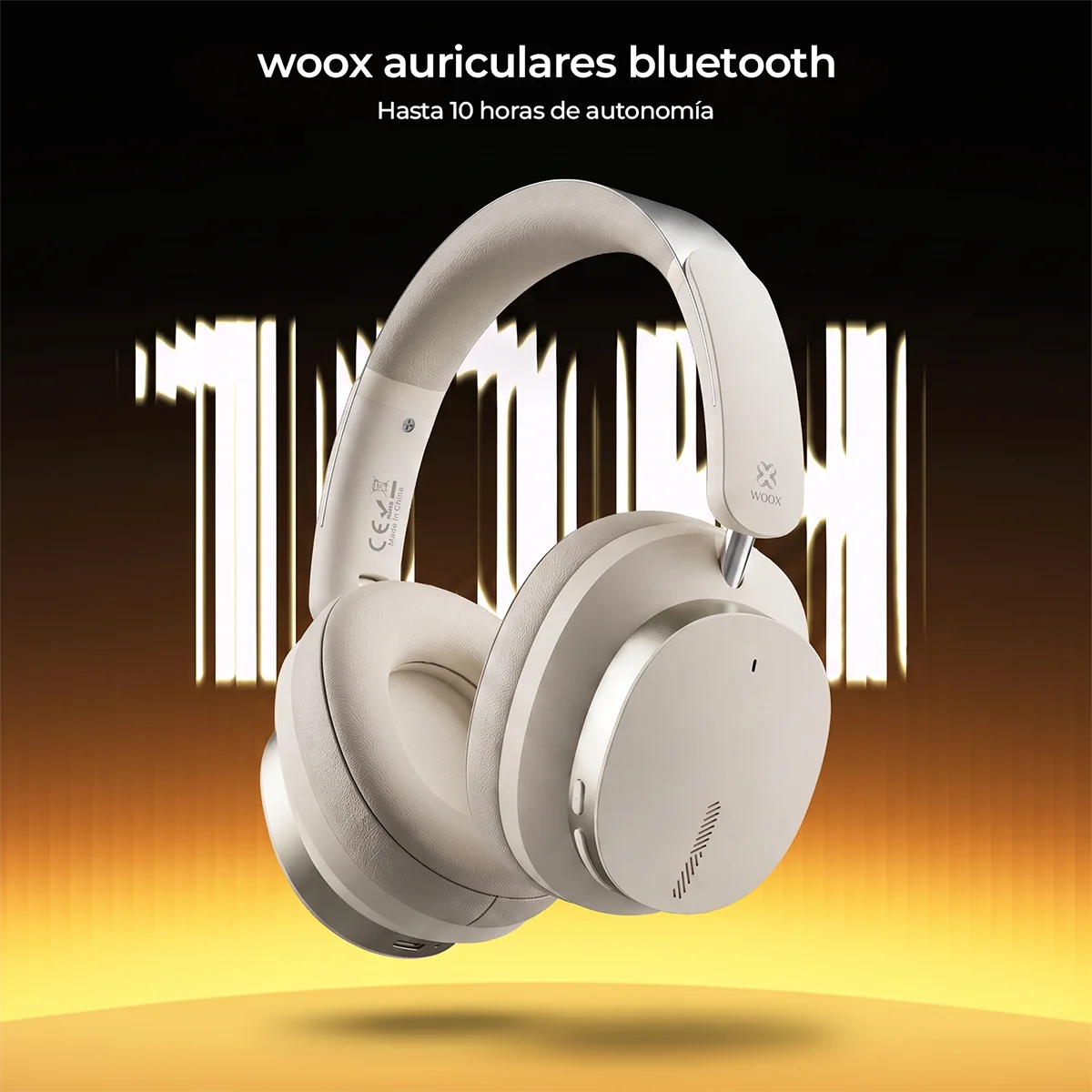Auriculares Bluetooth 5.4 Inalámbricos de Diadema Plegables con Graves Profundos, Micrófono y 10 Horas de Batería