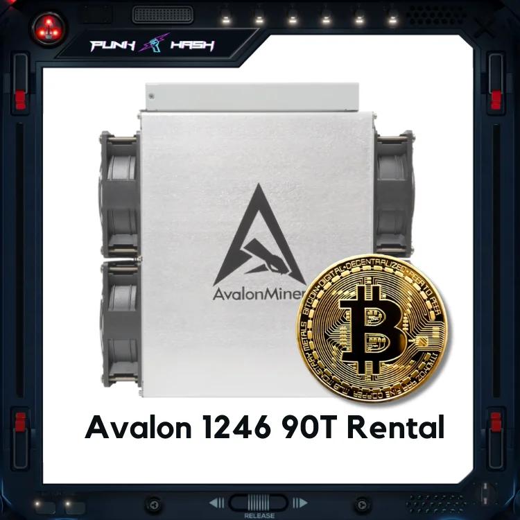 ASIC Miner Verhuur Canaan Avalon BTC Miner Avalon A1246 90Th/s 3420W 1246 ASIC BTC BCH Miner Avalon 1246 Bitcoin Miner