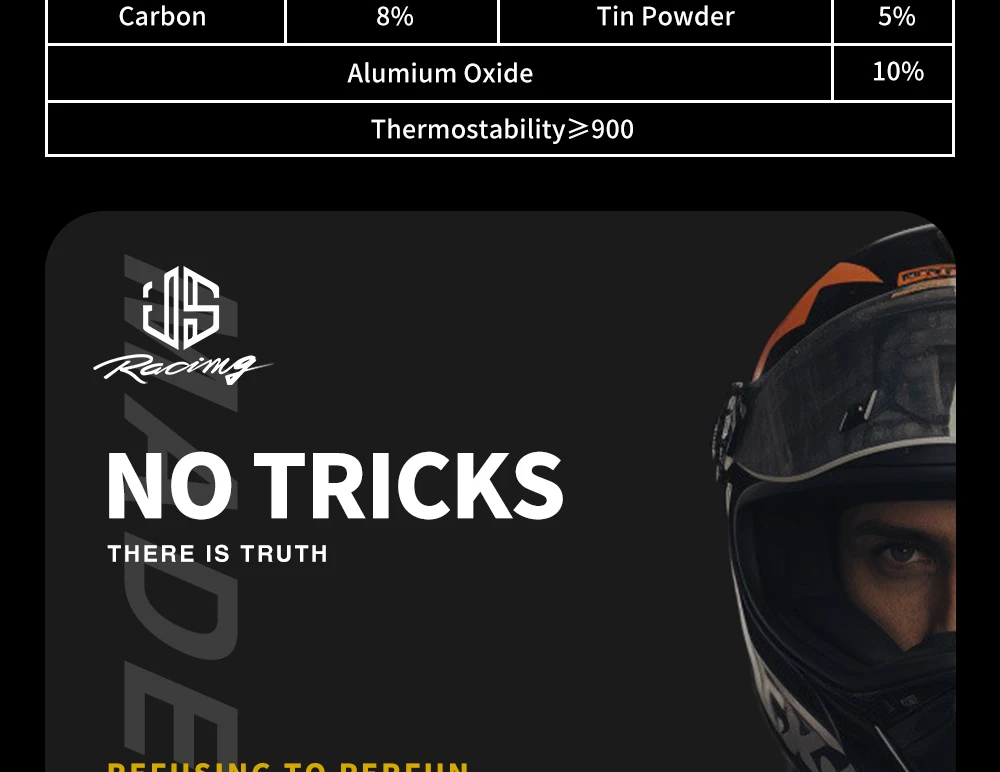JSRAOIMG Motorradzubehör – Sintermetall-Bremsbeläge (vorne & hinten) für Yamaha YZF-R3 (321 ccm, 2015–2021) und MT-03 (MTN320 A, 2016–2021) – Detail 9