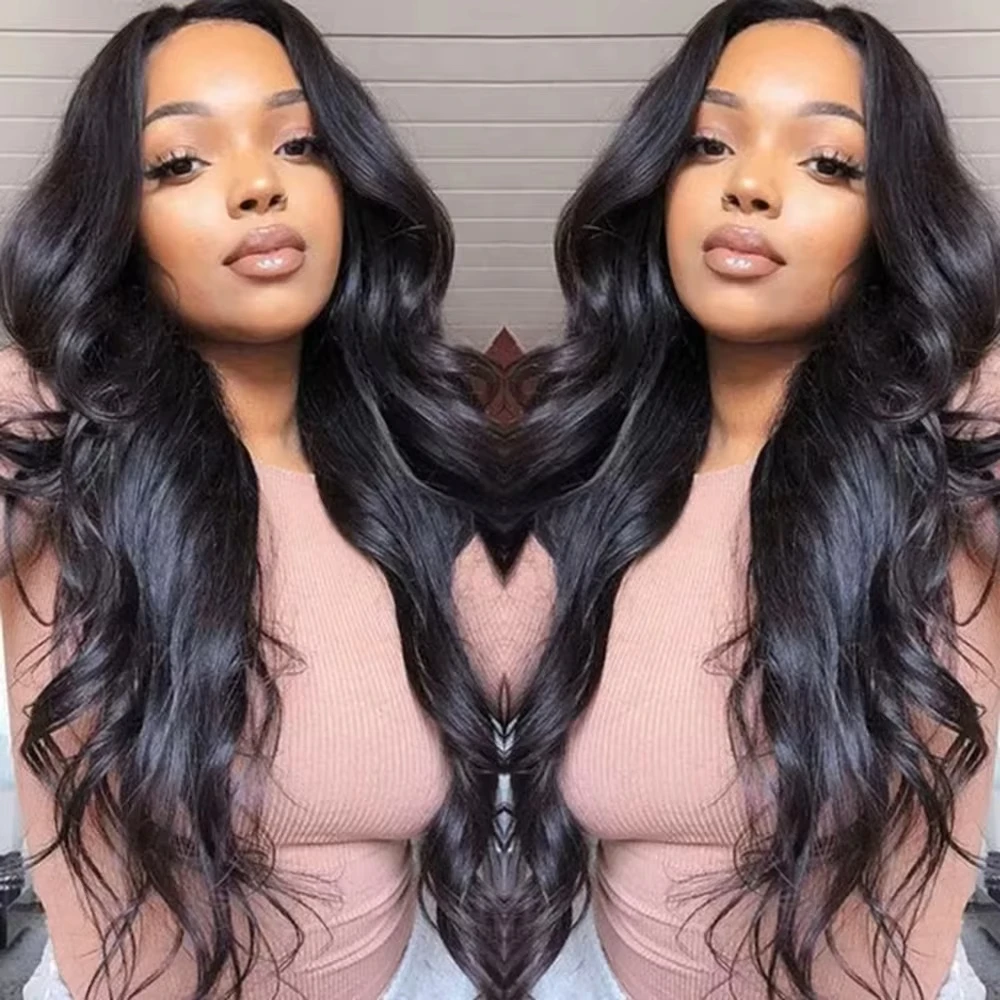 

V Part Wig Human Hair 100% Remy Raw Human Hair 32 34 Inch 200% No Glue Brazilian Loose Wavy V Part Human Hair Wigs for Women