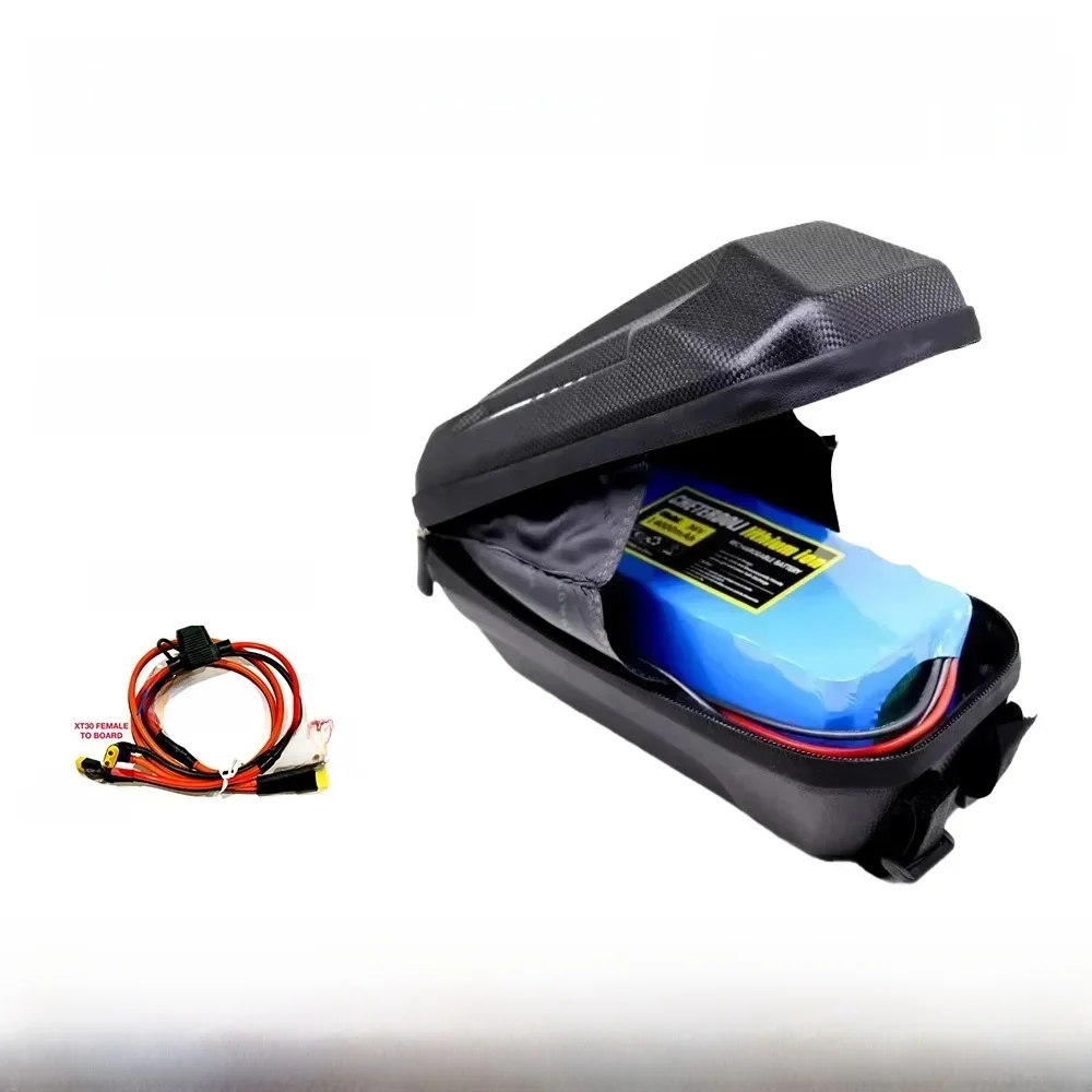 36V 48V Batterij 12Ah voor Parallelle Extra Uitbreiding XiaoMi M365/PRO/PRO2/1S/Mi3 ESSENTIAL Extra Batterij Upgrade + Batterij Tas - afbeelding 2