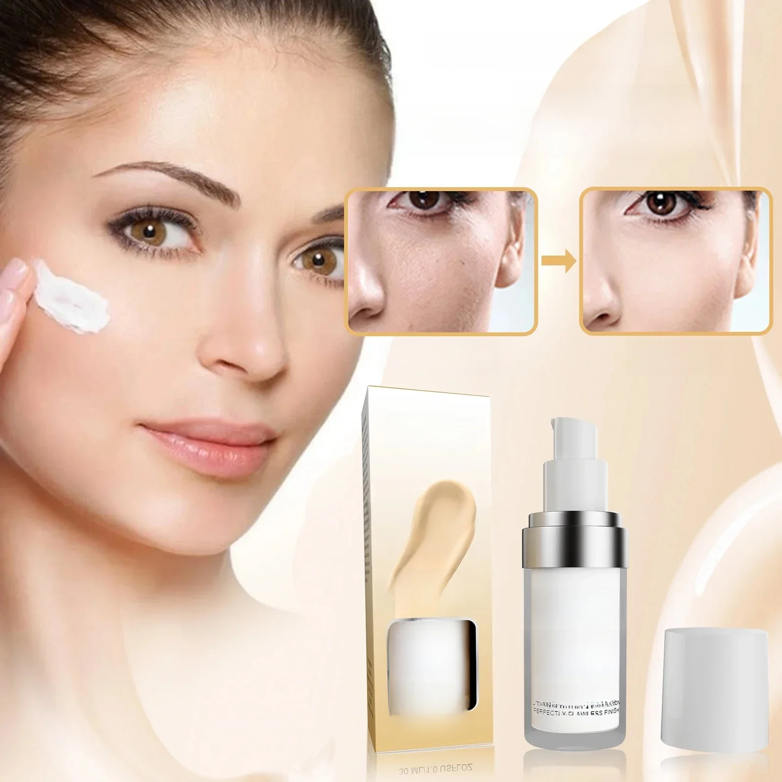 EELHOE – fond de teint liquide à couleur changeante, hydratant, imperméable, sans plis, sans séparation, correcteur, produits de maquillage, vente en gros