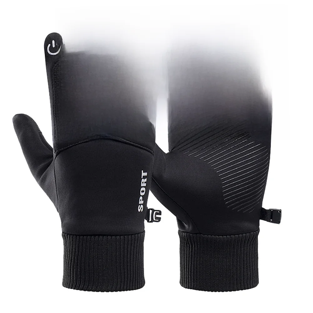 AliExpress NONE Winter Waterproof Men's Gloves Windproof Sports Fishing Touchscreen Driving Motorcycle Ski Non-slip Warm Cycling Women Gloves
