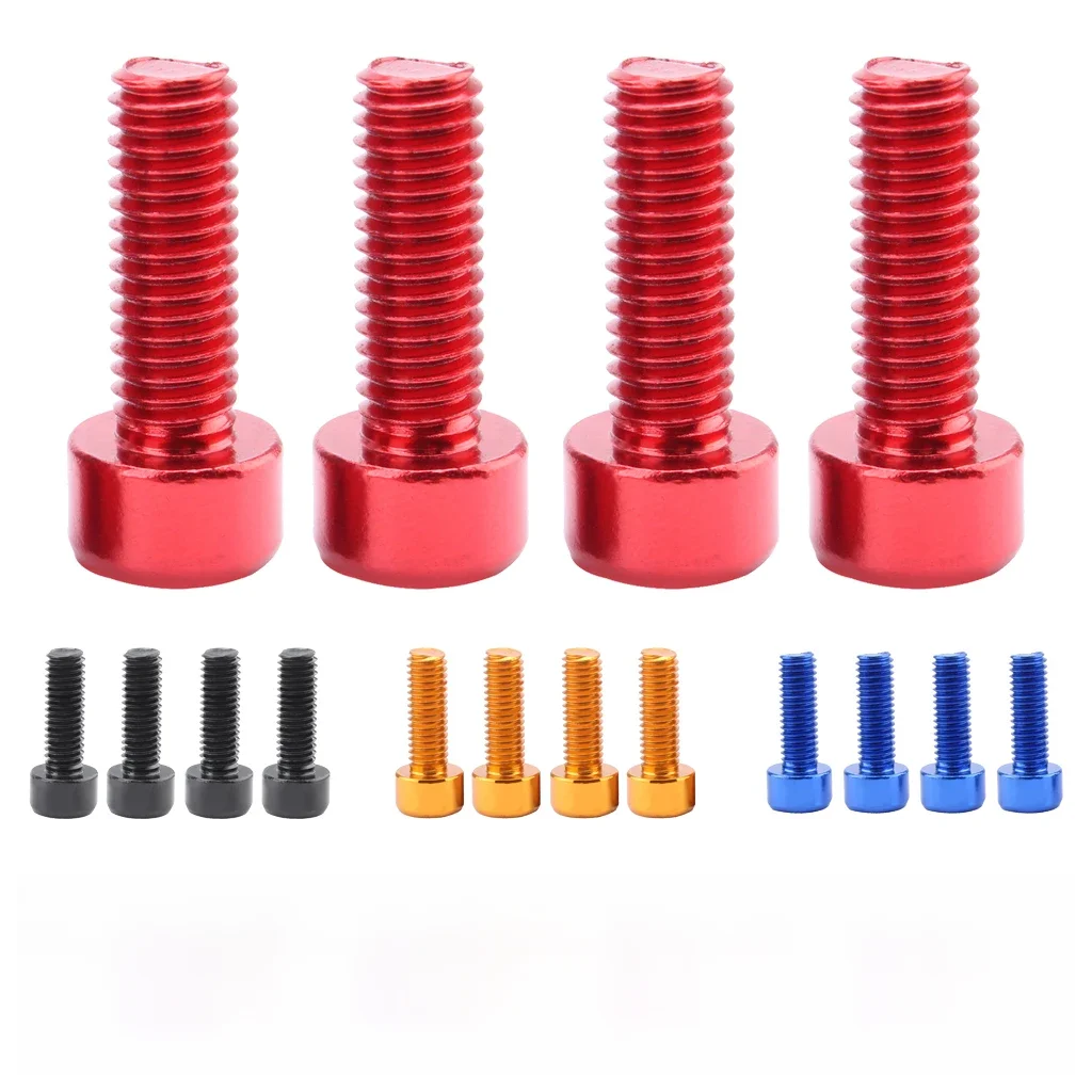 AliExpress 4 Pcs/Set Bicycle Water Bottle Cage Bolts Holder Screws Hex Socket Screws M5 Aluminum Holder Bolts