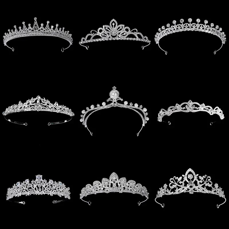 Nouvelle Couronne de Mariée en Cristal et Strass, Bijou de Tête Exquis pour Femme, Accessoire de Cheveux pour Fête, Livraison Gratuite