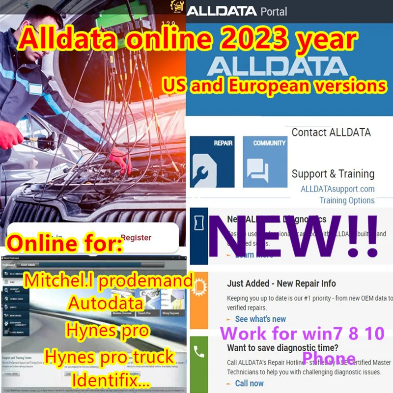 2023 alldata Online Account for Autodata Auto Data Alldata Repair Software mitchel.l 2023 software, hyne s pro truck, identifi