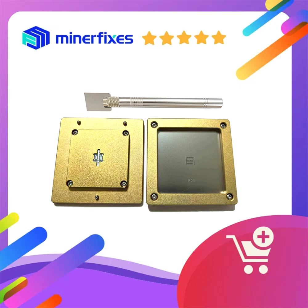 

B20 ASIC chip tin tool tin stencil for Antminer L7 Help Antminer L7 B20 ASIC chip to be tinned quickly and evenly