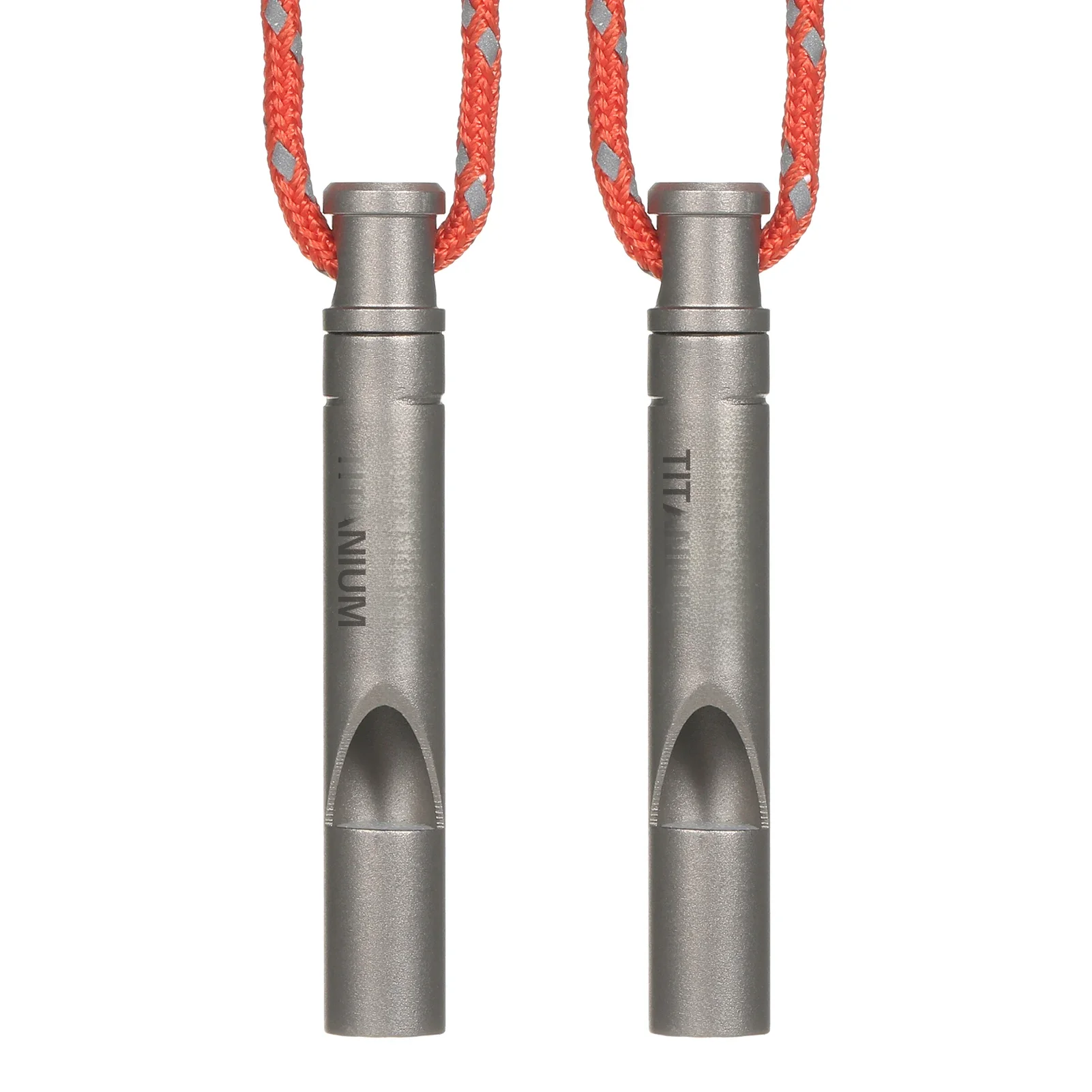 TOMSBathroom-Sifflet d'urgence en titane O avec rette, survie en plein air, camping, randonnée, exploration