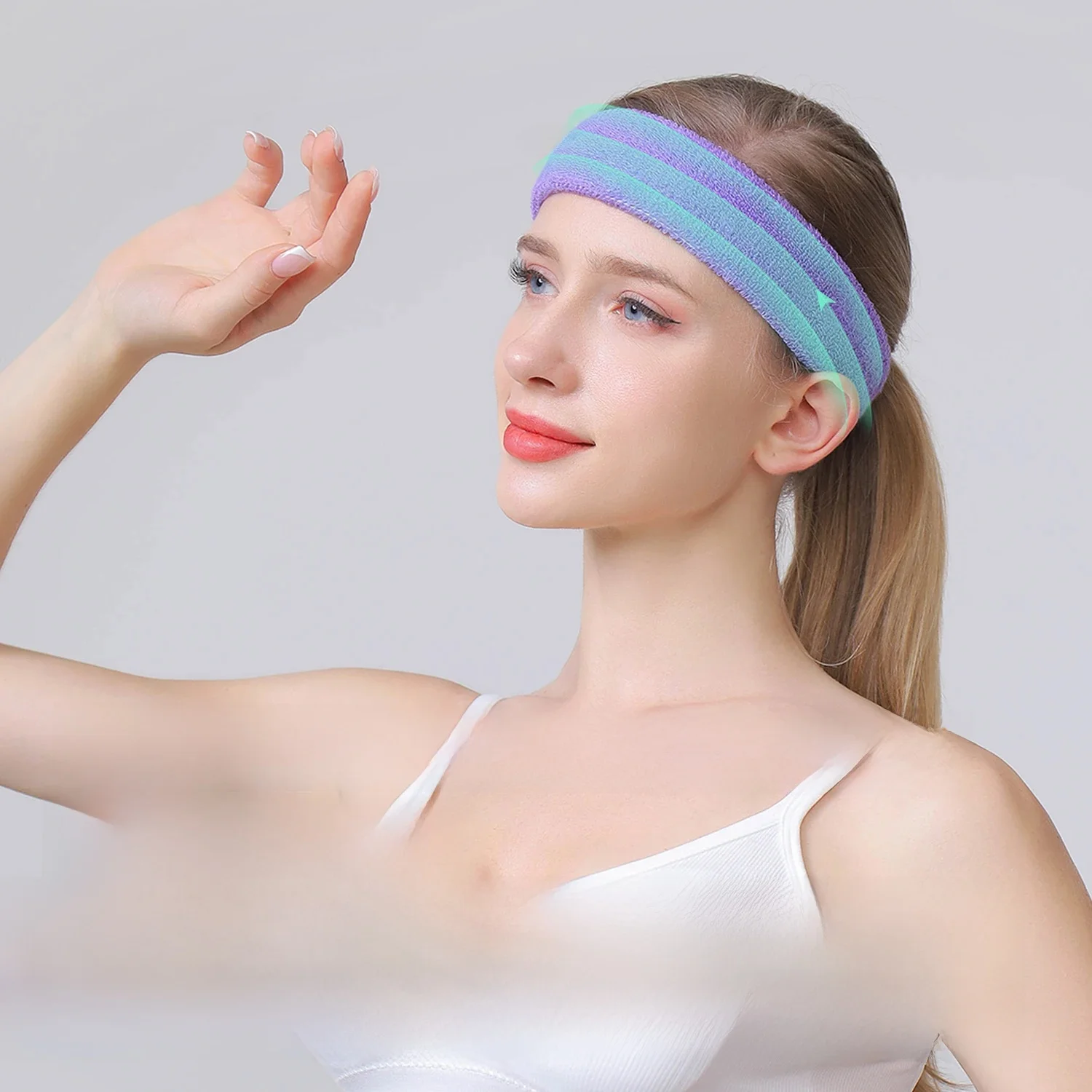 AliExpress Kyncilor 1PC Workout Sweatband Yoga Running Fitness Sports Headband Cycling Tennis Hair Band Non Slip Moisture Wicking Headband Men Women