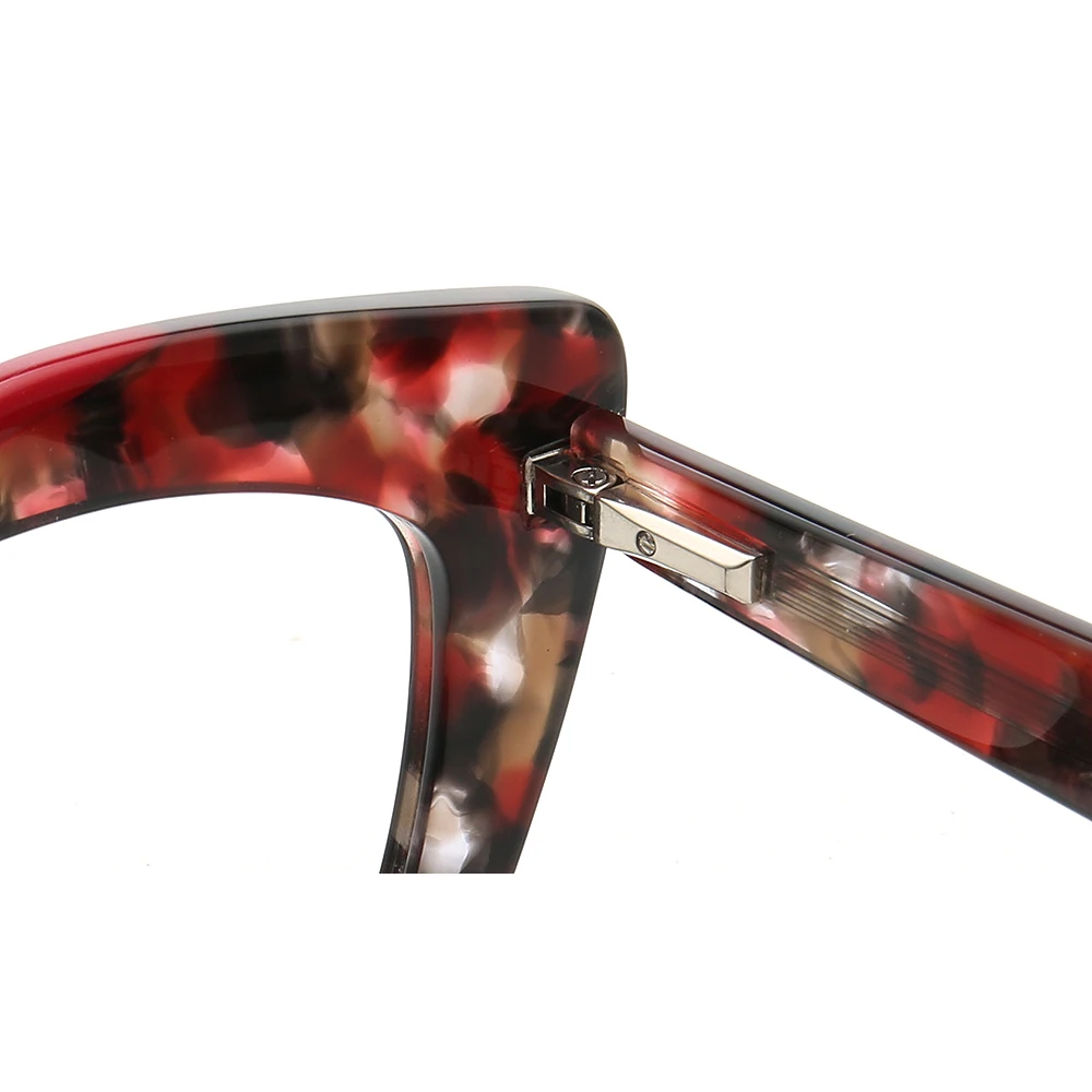 Vintage Cat Eye Eyeglasses for Women Tortoise Optical Glasses Frames Retro Two Tone Floral Spectacles Prescription Green Eyewear