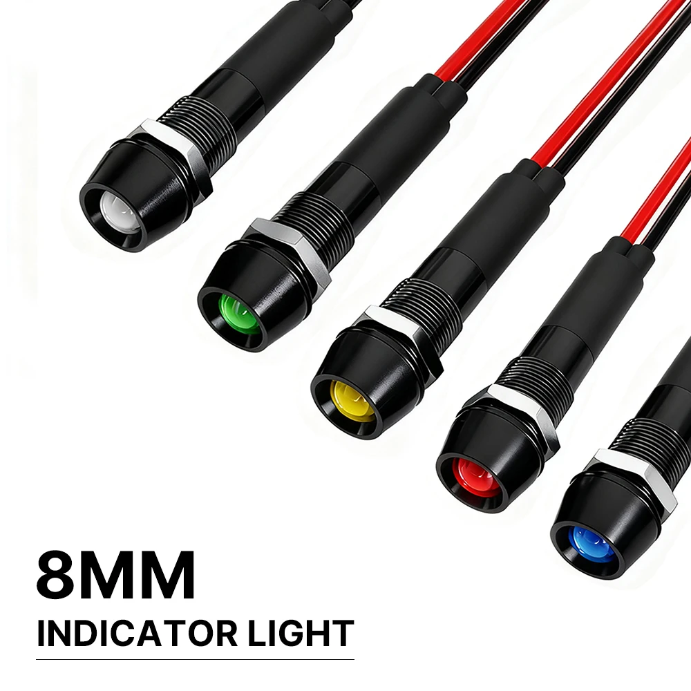 luz-indicadora-led-de-metal-preta-8mm-filn-5-25pcs-ip67-a-prova-d'Agua-luz-piloto-12-24v-lampada-de-sinal-para-painel-de-carro-barco-e-embarcacoes