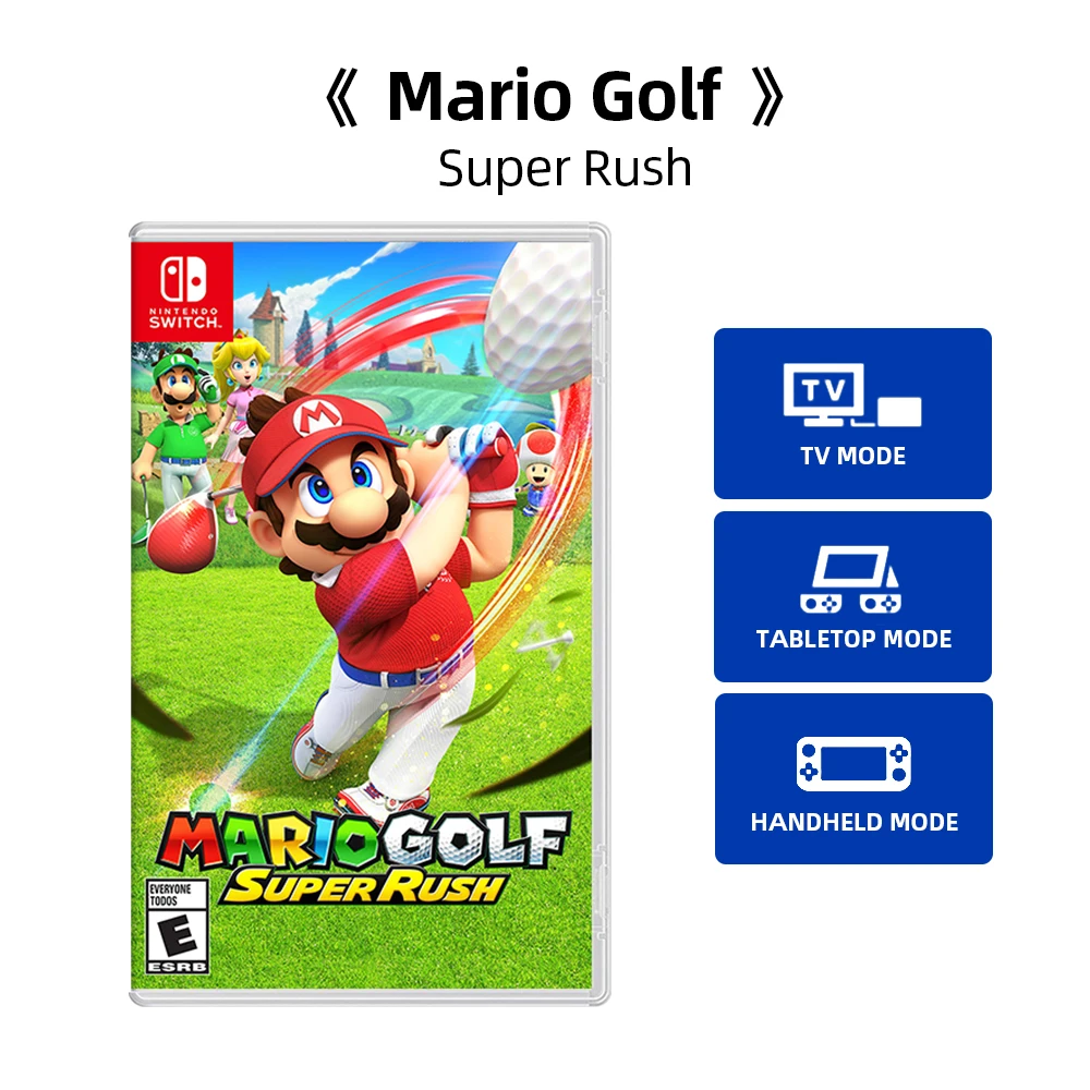 Mario Golf: Super Rush - عروض ألعاب Nintendo Switch لبطاقة ألعاب Nintendo Switch OLED Nintendo Switch Lite Switch المادية