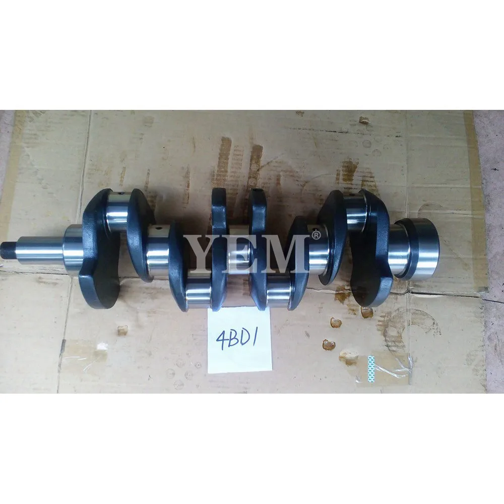 For Isuzu 4BD1 Excavator Engine Parts 4BD1 Crankshaft Forged Steel