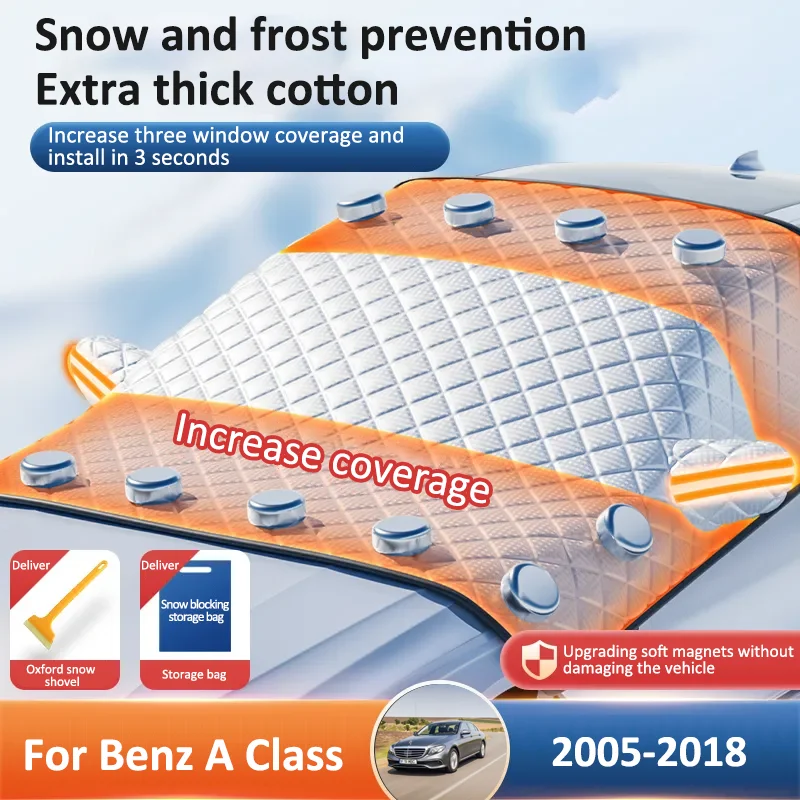 

for Mercedes Benz A Class W169 Car Windshield Snow Shield for Winter Cover Front Window Anti Frost Outdoor Protection Snow Cover