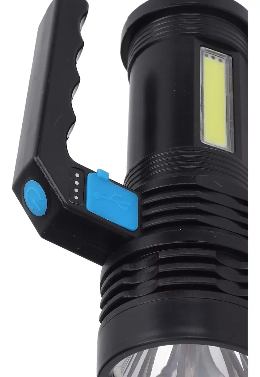 مصباح يدوي ليد قابل لإعادة الشحن ، ضوء جانبي قوي ، استخدام محمول ، تخييم ، طوارئ ، إضاءة ليلية تكتيكية ، قوة عالية ، ، 10000 W