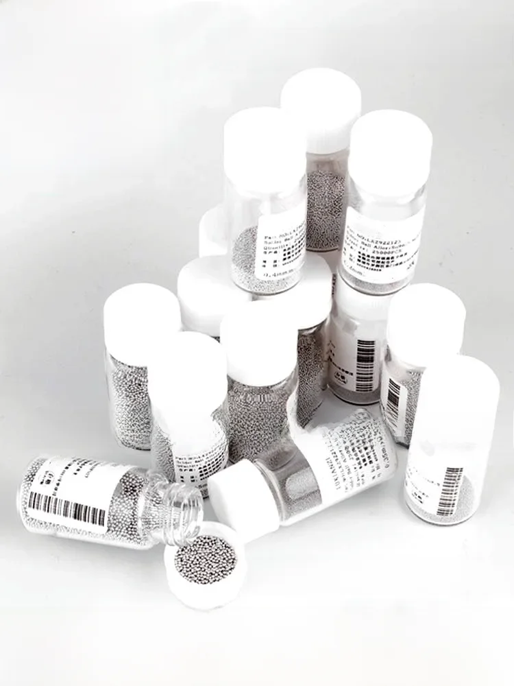 (25k) 25 000 szt. Kulki lutownicze o średnicy 0,2 mm/0,25 mm/0,3 mm/0,35 mm/0,4 mm/0,45 mm/0,5 mm/0,55 mm/0,6 mm/0,65 mm/0,76 mm z ołowiem, kulki do lutowania BGA — zdjęcie produktu 6