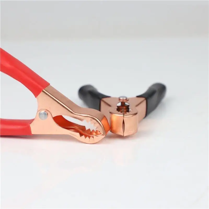 50 Amp Copper Car Alligator Clips Connector Battery Clamps Crocodile Clip Battery Test Lead Clips Alligator Clips Connector