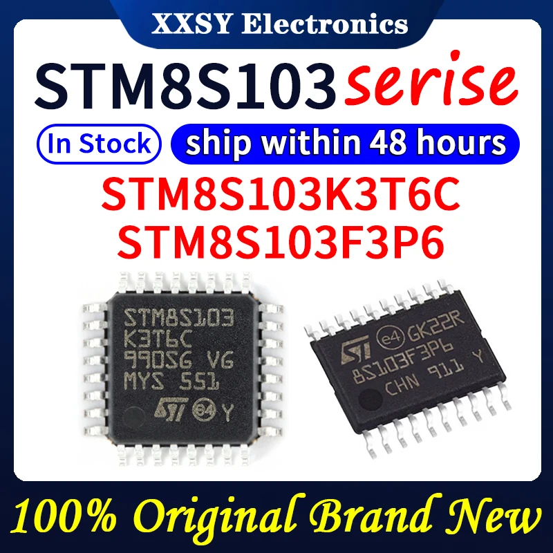 Nouvelle marque originale de qualité, STM8S103K3T6C, STM8S103F3P6, STM8S103K3T6, 100%