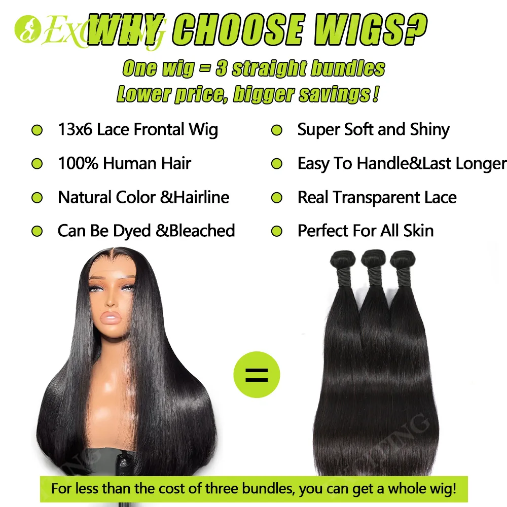 26 28 30 inch Wig Frontal Lace HD 13x6 human hair smooth in pre-thinked top quality to Super soft density for women Delivery 1-3 days