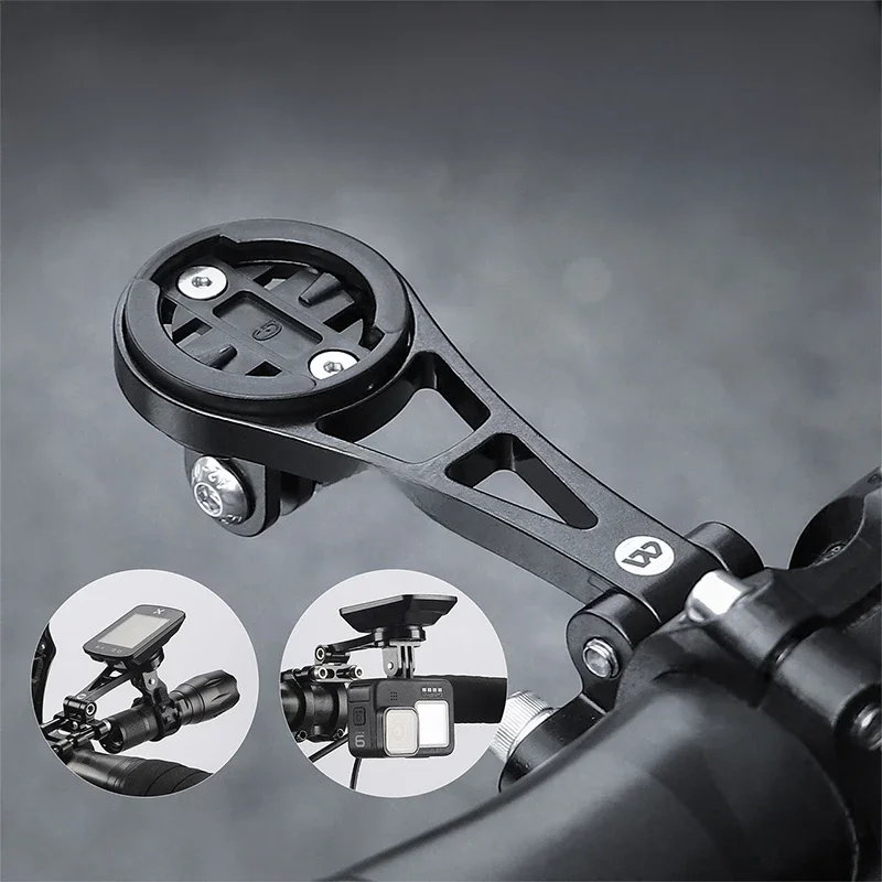 WEST BIKING-Support universel en aluminium pour GPS, potence de vélo, support Garmin, XOSS, Cateye, Bryton, adaptateur de compteur de vitesse, lampe de poche GoPro