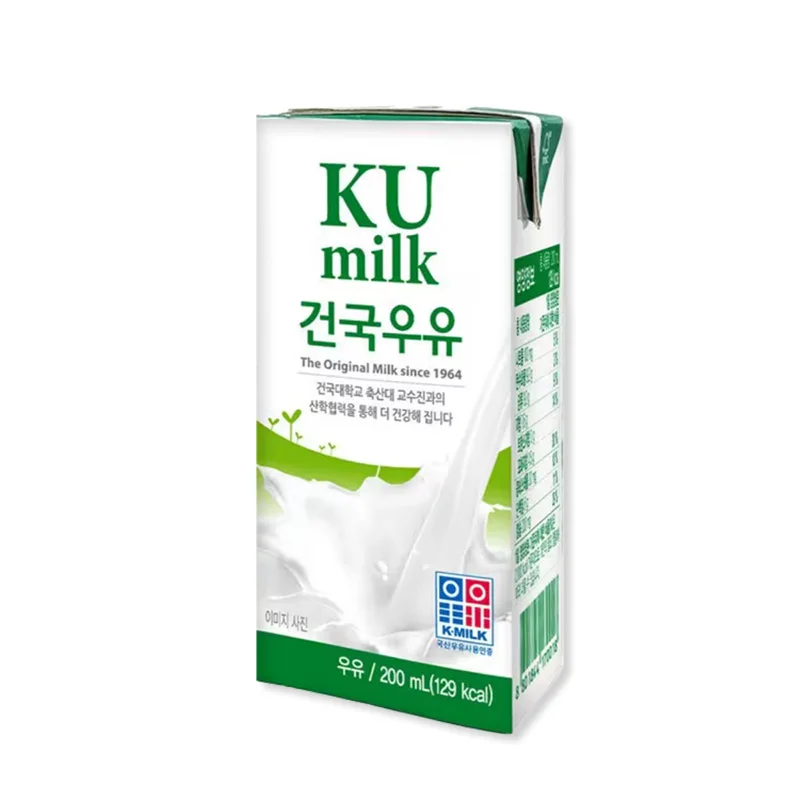 Fthere milk sterile white milk 200ml 24 pack/48 pack