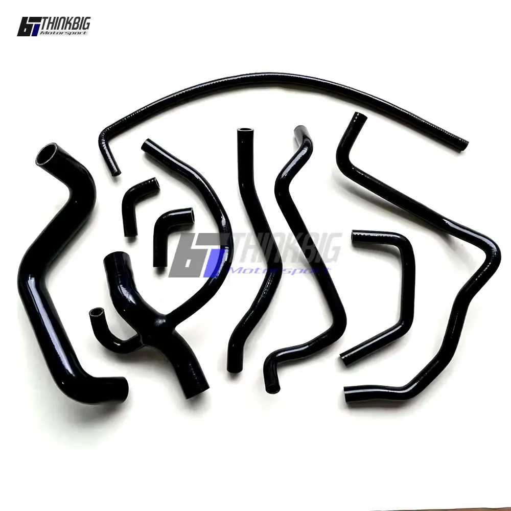 Silicone Radiator Coolant Hose Kit, Fits Ford Escape / Mazda Tribute 2.0L 4 CYL 2001-2004 (9Pieces)
