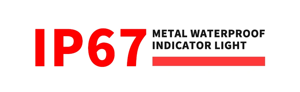 3 Stück 8mm Metall-LED-Anzeigeleuchte 12V 24V 110V 220V IP67 Wasserdichte Signallampe Flachkopf-Säulenwarnleuchte für Auto und Zuhause – Detail 2
