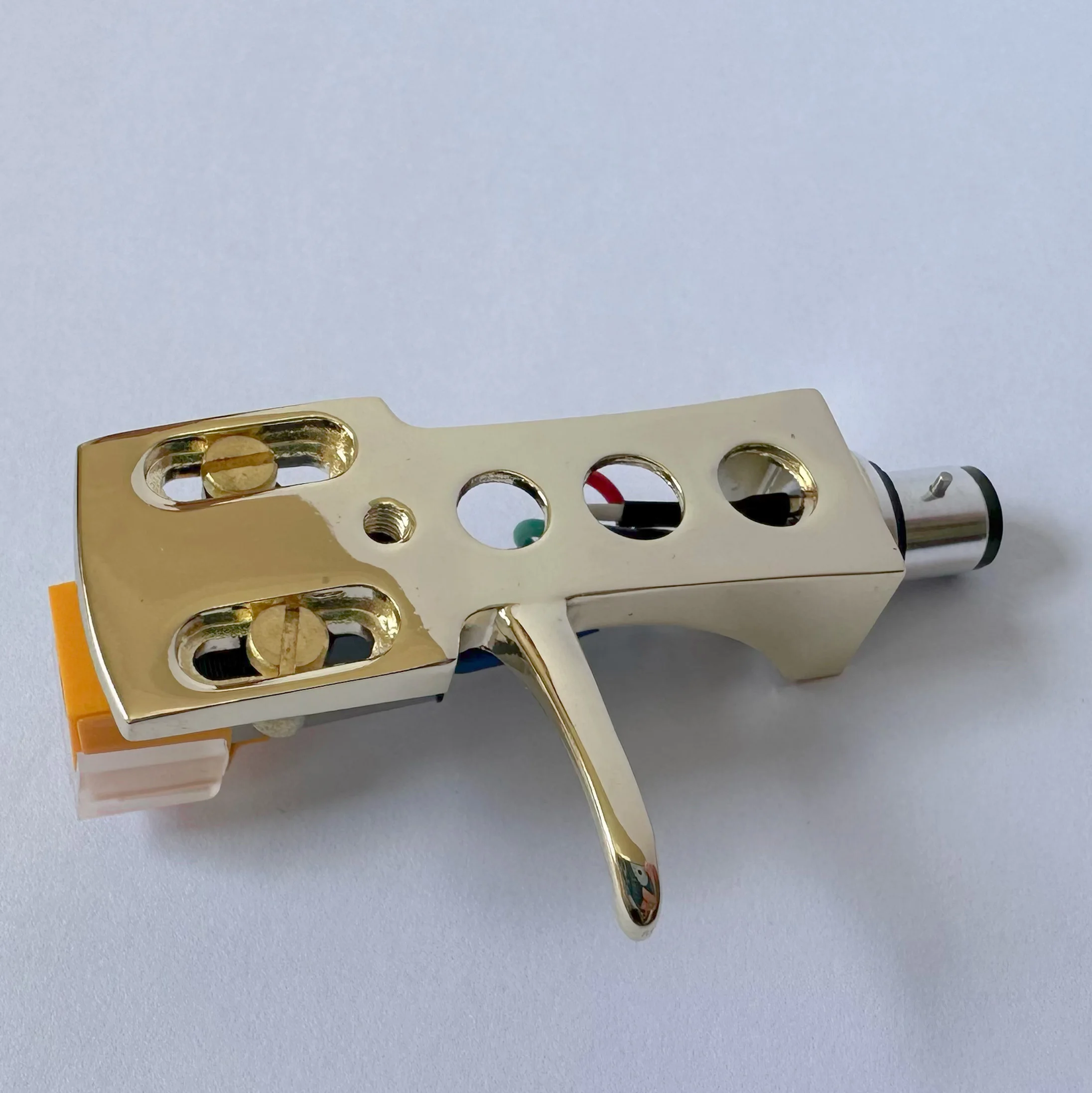 gold plated Headshell, mount,AT91 cartridge and stylus, needle for Pioneer PL-A450, PL-15D, PL-510A, PL-55DX, PL-55X, PL-150