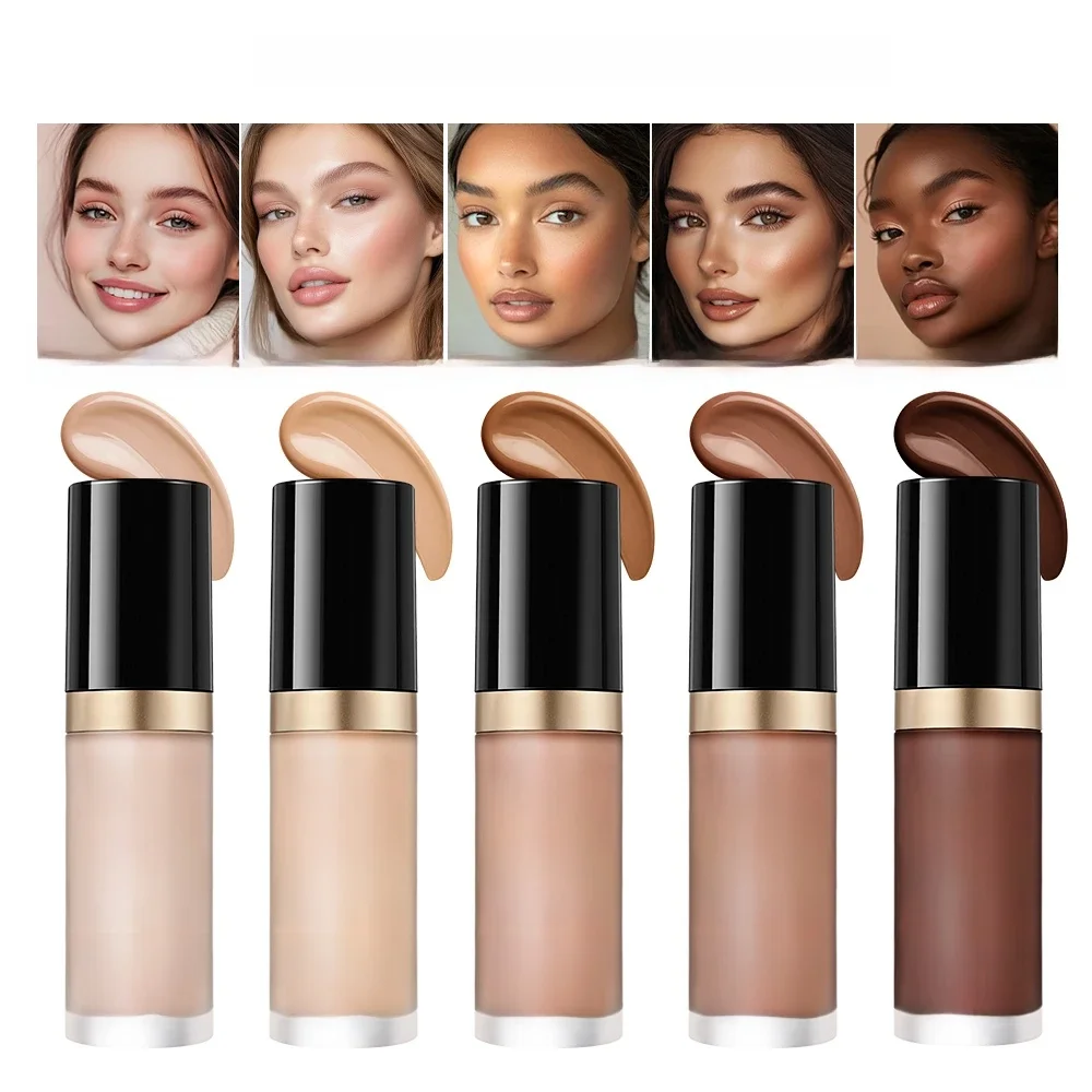 Foundation Coverage Concealer Mehrzweck-Creme, ölfrei, langanhaltend, feuchtigkeitsspendend, Cover Contour Highlight und Retouching-Gesichts-Make-up
