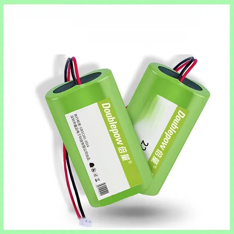 Akumulator litowy 7.4V 2200mAh 3000mAh 3500mAh 18650, akumulatory wielokrotnego ładowania do oświetlenia LED, głośników, bateria + płytka ochronna — 2
