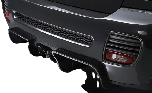 Mini Cooper Gp2 (R56 R57 R58) Rear Bumper Lip Gp Style Rear Bumper Diffuser Abs Plastic