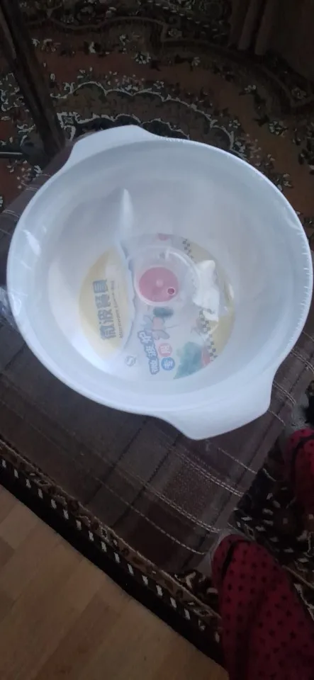 Microwave Oven Special Box Heated Soup Pot Rice Steamed Hot Steamed Buns Buns With Lid Eco-friendly Food Grade Kitchen Tool photo review