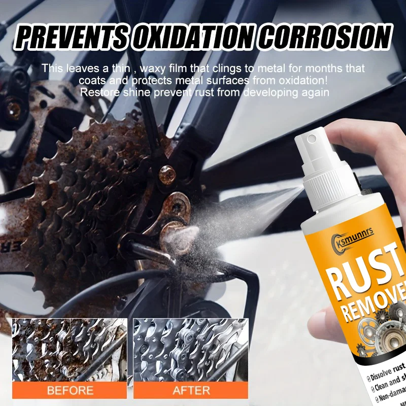 This rust remover effectively removes stubborn rust, instantly revitalizing metal surfaces.