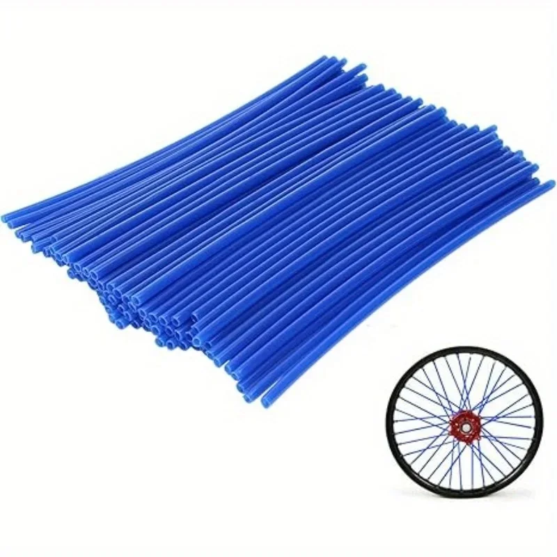AliExpress 72pcs Motorcycle Bicycle Spoke Cover Skin Protector Wheel Rim Spokes Protective Covers Tube Wrap For Motocross Moto Mtb ATV Bike