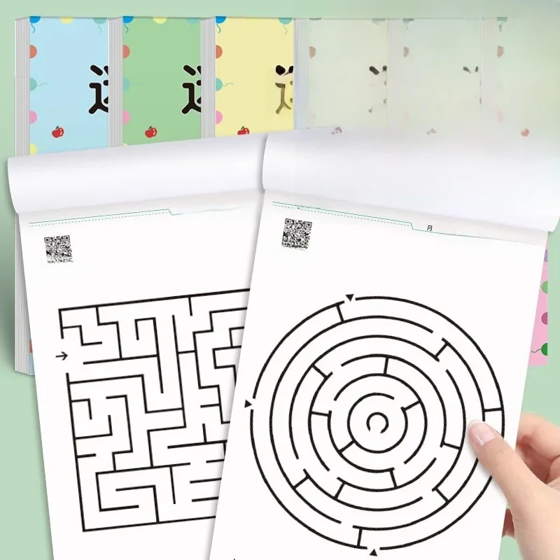 Puzzle Inteligencja Zabawka edukacyjna dla dzieci Skoncentrować się w labiryncie Książka szkoleniowa Uczeń Utrażenie Gra Rozwój Pracownia — zdjęcie 2