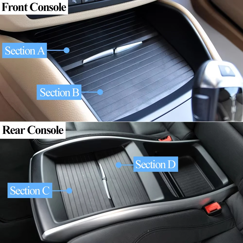 Couverture de porte-gobelet à eau pour BMW, rideau de store enrouleur à fermeture éclair, avant, arrière, intérieur, clics centraux, E70, E71, E72, X5, X6, 2007-2014