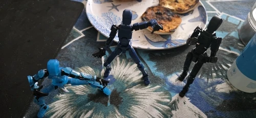 DIY Multi-Jointed Movable Shapeshift Robot Ornaments 3D Printed Mannequin Lucky Character Action Figures Toys for Kids Gift photo review
