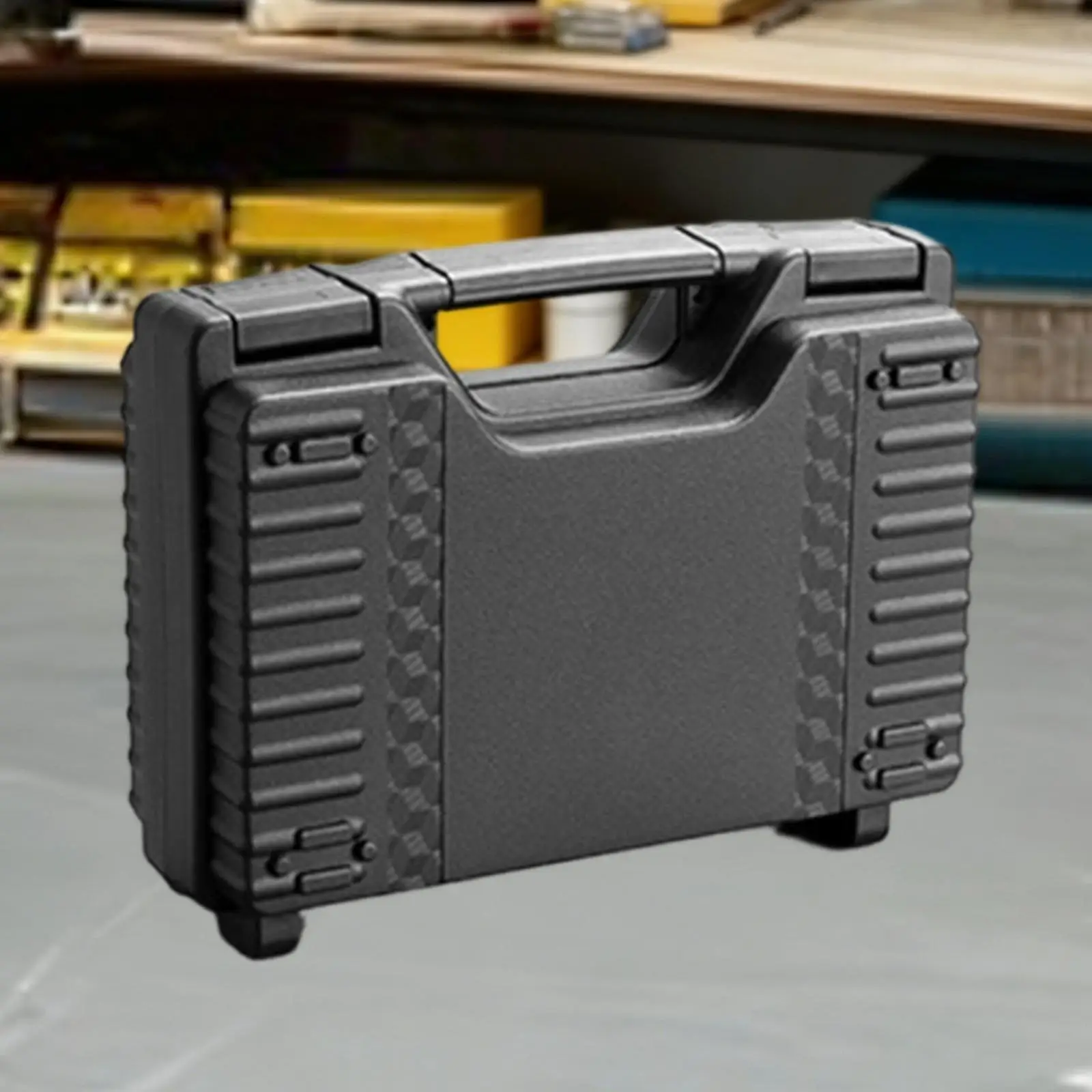 

Портативный ящик для хранения инструментов с ручкой, контейнер для инструментов, износостойкий органайзер для гаража и мастерской