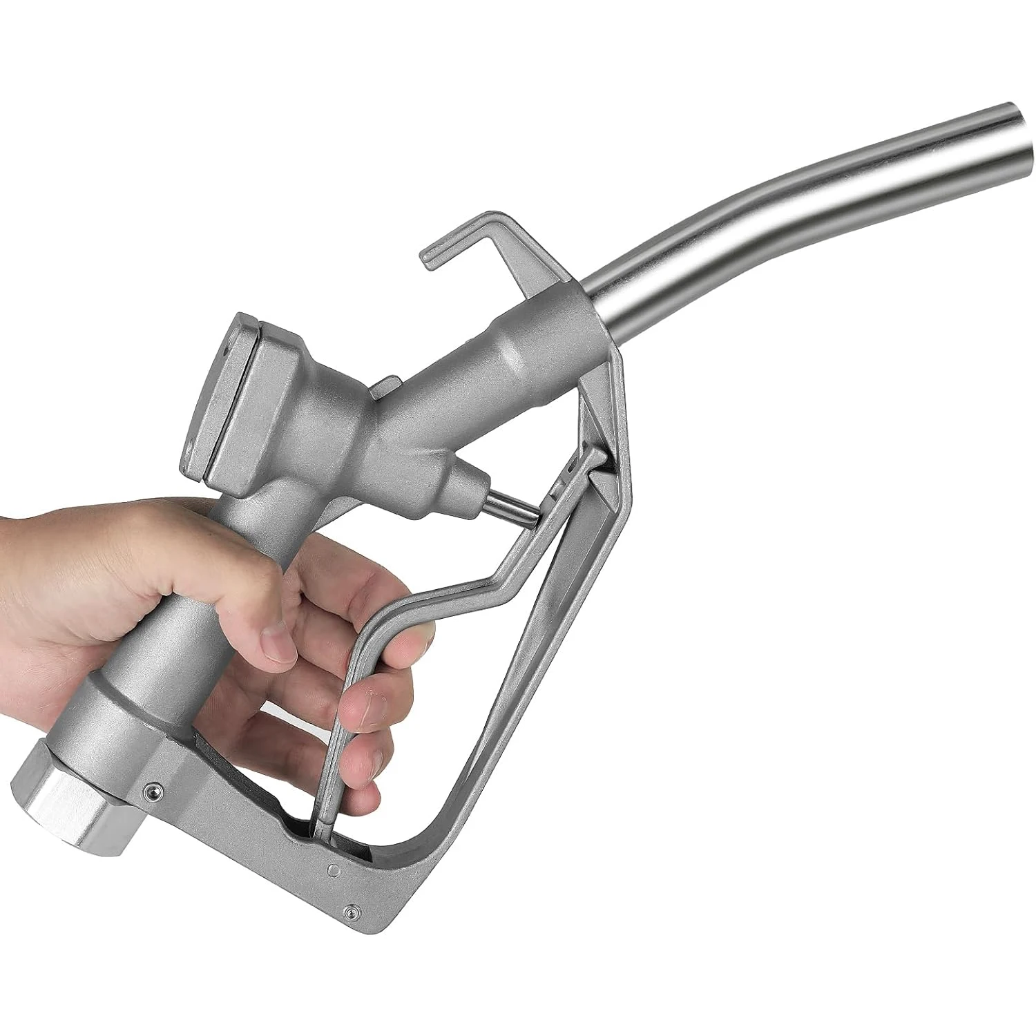 

Ручная топливная форсунка 3/4 дюйма NPT с крючком, для электрических топливных насосов, 2-скоростной навесной замок, носик 15/16 дюйма, для дизельного бензина, керосина