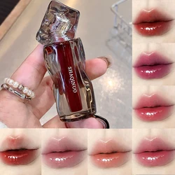 6 Shades of Moisturizing, Plumping, Hydrating Lip Gloss, Mirrored Gloss Lipstick, Shimmering Dewy Jelly Lipstick, Non-Greasy