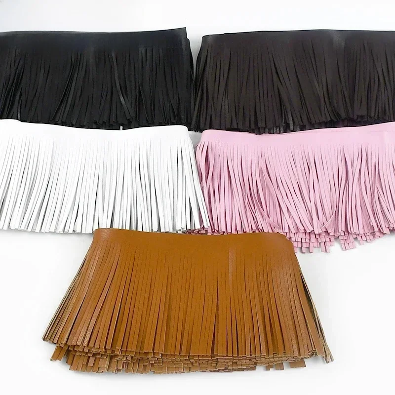 2M 10/15/20/25/30cm Quaste Fringe Für Kleidung Wildleder Leder Trim Spitze band Handtasche Rock Dekoration Trimmen DIY Zubehör