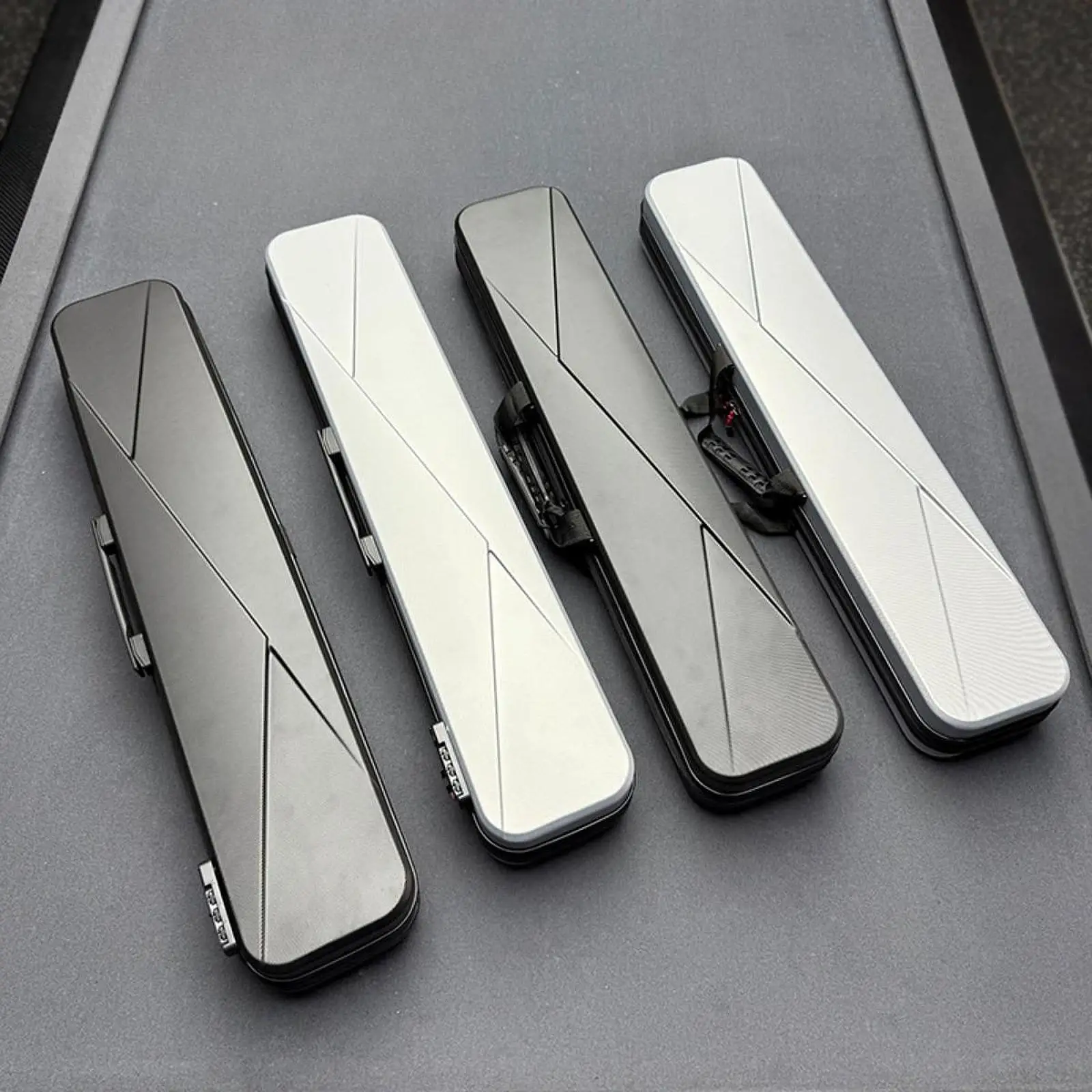 

Pool Cue Stick Case Portable Dustproof Hard Shell Billiard Stick Case Holder Foam Inside Billiard Stick Carrying Case with Lock
