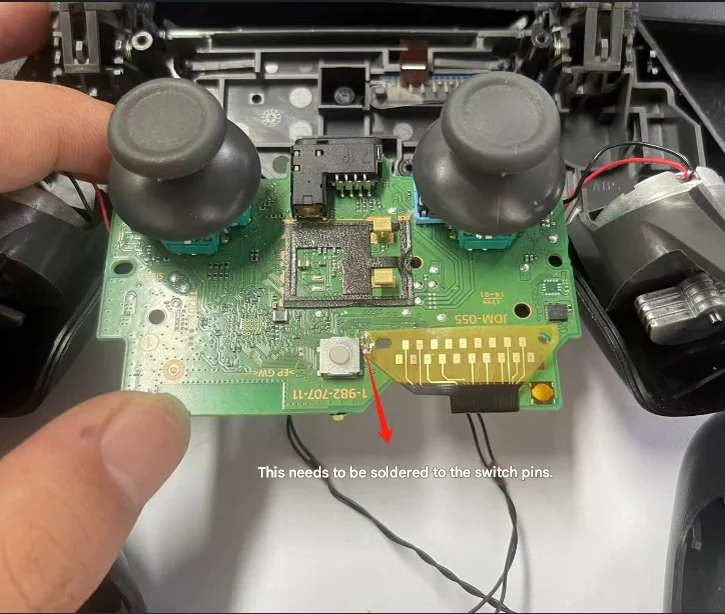 Gearz Programmierbares Remap-Kit für PS4-Controller JDM040/050/055 Upgrade-Board mit 4 Rücktasten – Detail 2