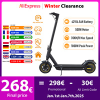 JUICEASE ESMax 45KM Electric Scooter 35KM/H Fast Speed 1000W Peak Power 10 Inch Anti-puncture Air Tire 14.5AH Folding E-scooter