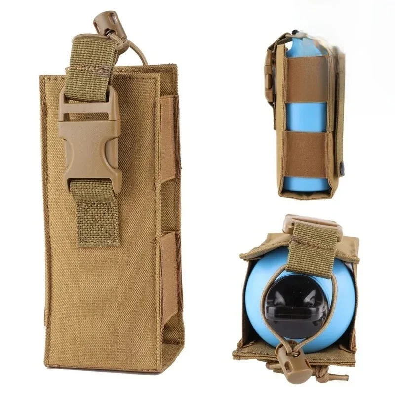 Taktyczne etui Molle Radio Walkie Talkie Butelka na wodę 600D Nylon Pokrowiec na czajnik Wisząca saszetka na talię Outdoor Hiking Camping Holder — zdjęcie 2